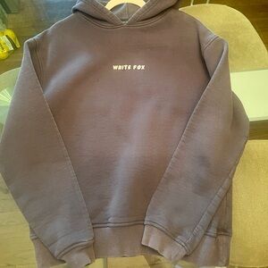hoodie white fox